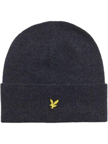 Cappello Lyle & Scott LAMBSWOOL BLEND RIBBED Uomo - Blu