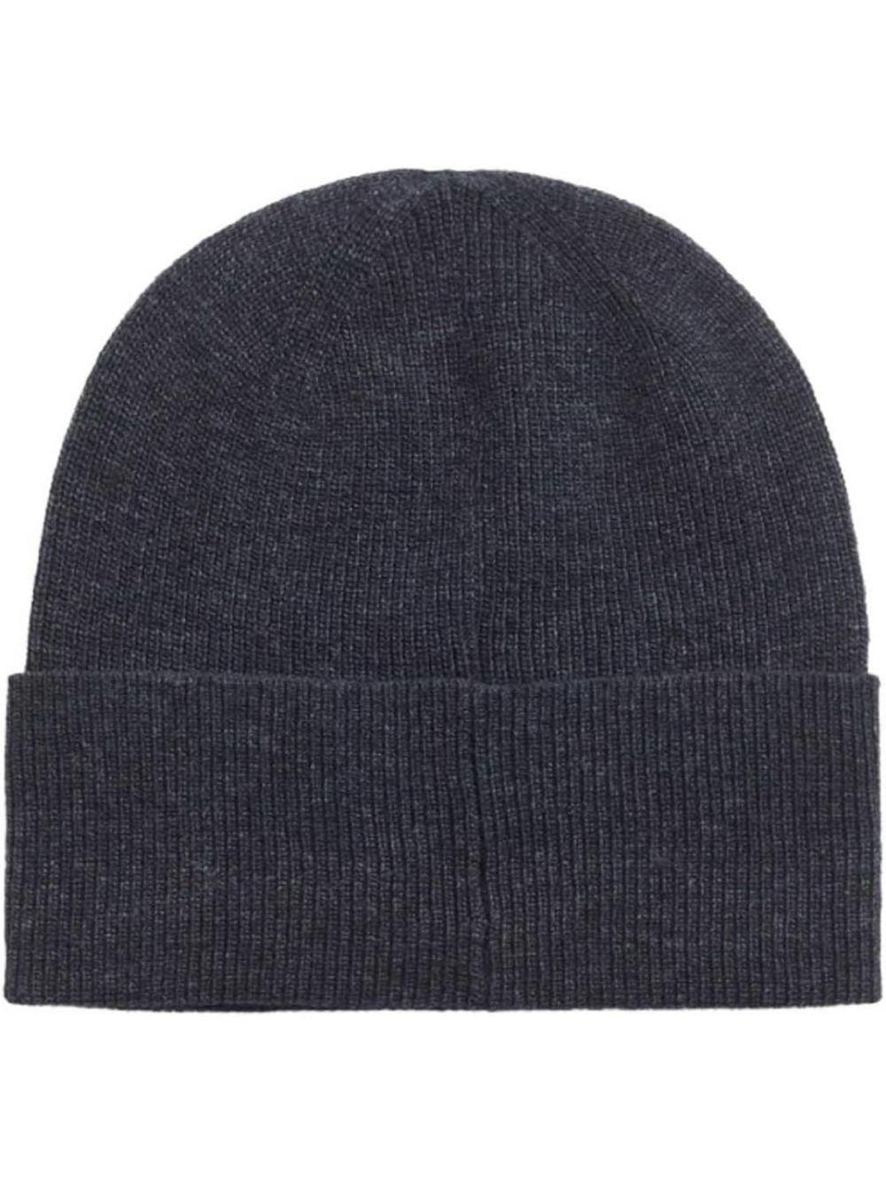 Cappello Lyle & Scott LAMBSWOOL BLEND RIBBED Uomo - Blu