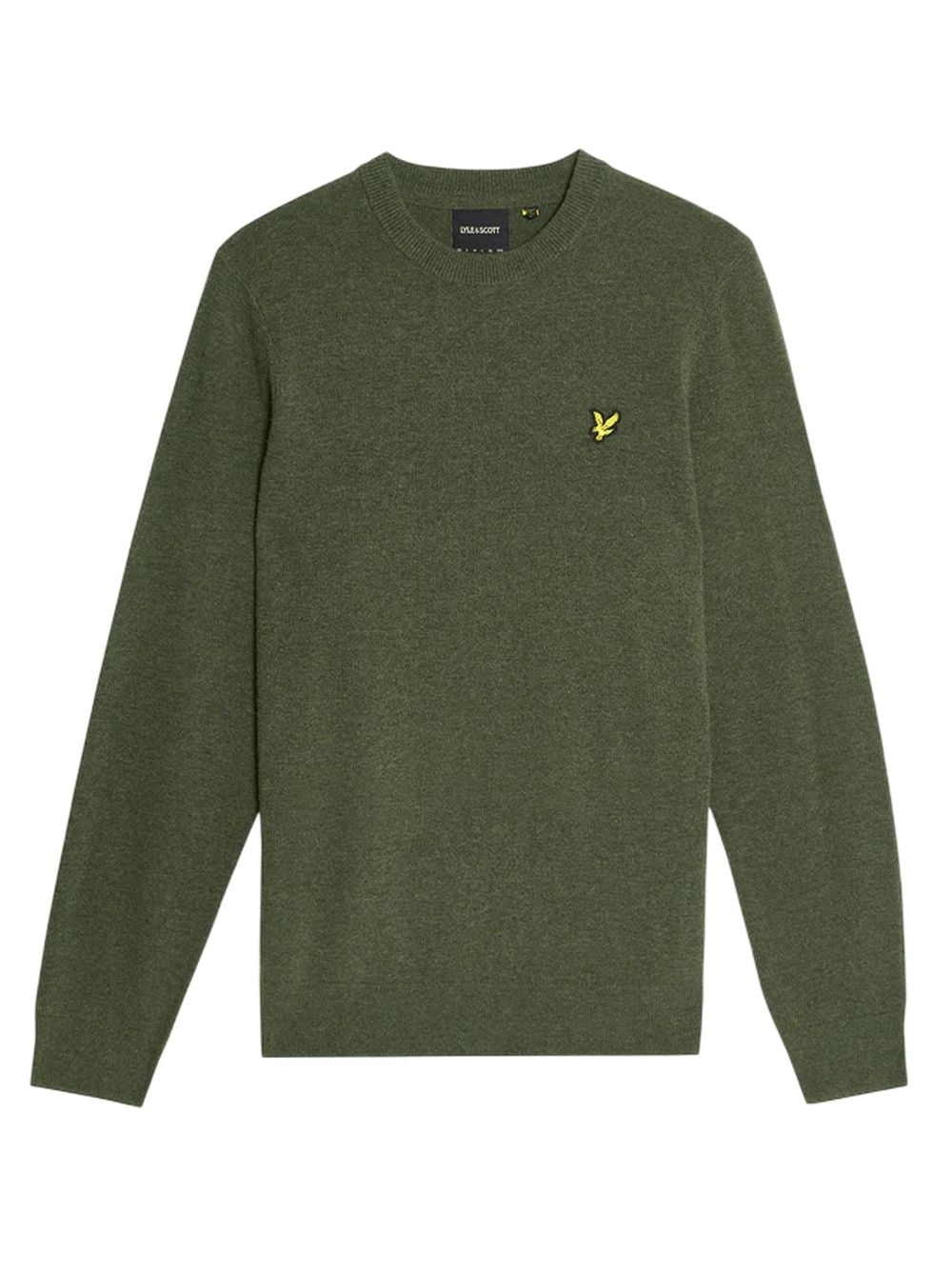 Pullover Lyle & Scott LAMBSWOOL BLEND CREW NECK JUMP Uomo - Verde