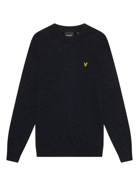 Pullover Lyle & Scott LAMBSWOOL BLEND CREW NECK JUMP Uomo - Blu