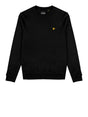 Felpa Lyle & Scott CREW NECK BRUSHBACK Uomo - Nero
