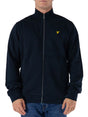 Felpa Lyle & Scott BRUSHBACK FULL ZIP Uomo - Blu