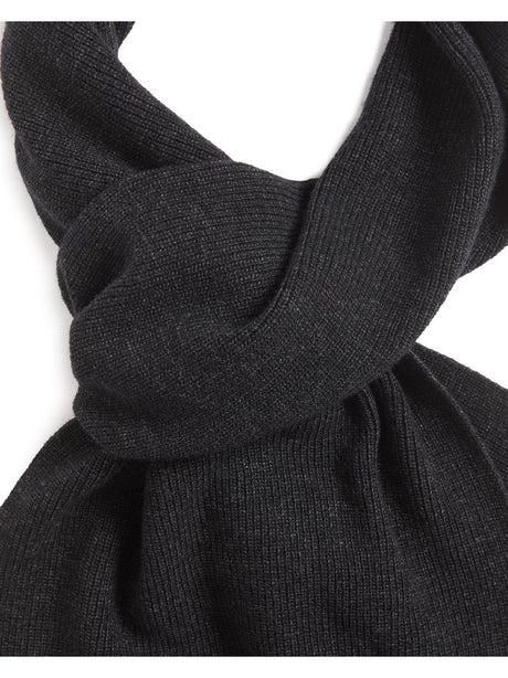 Sciarpa Lyle & Scott LAMBSWOOL RIBBED Uomo - Nero