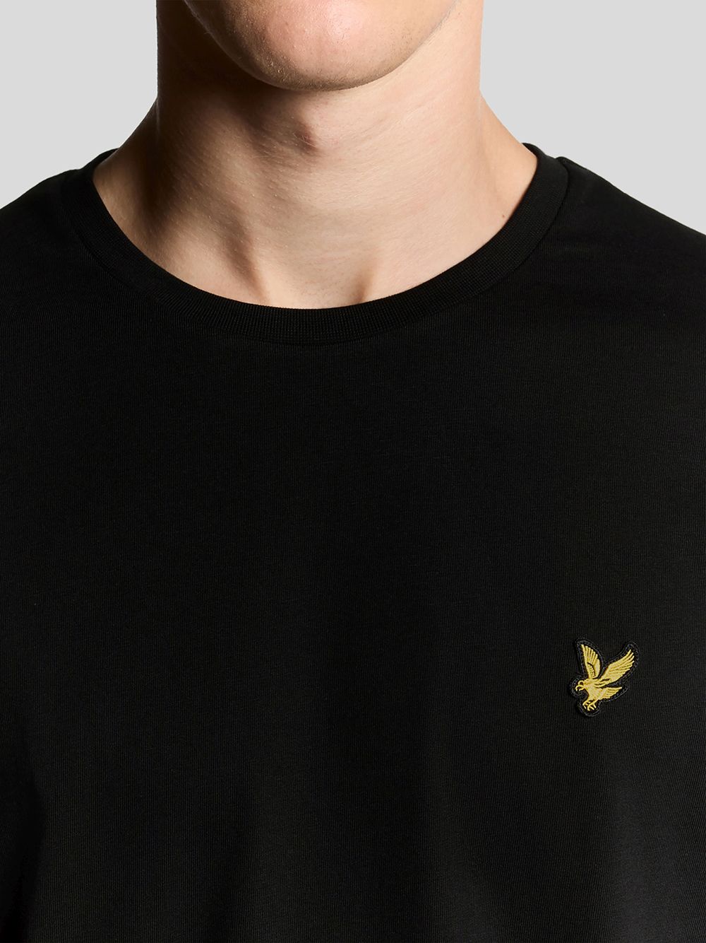 T-shirt Lyle & Scott PLAIN L/S Uomo - Nero