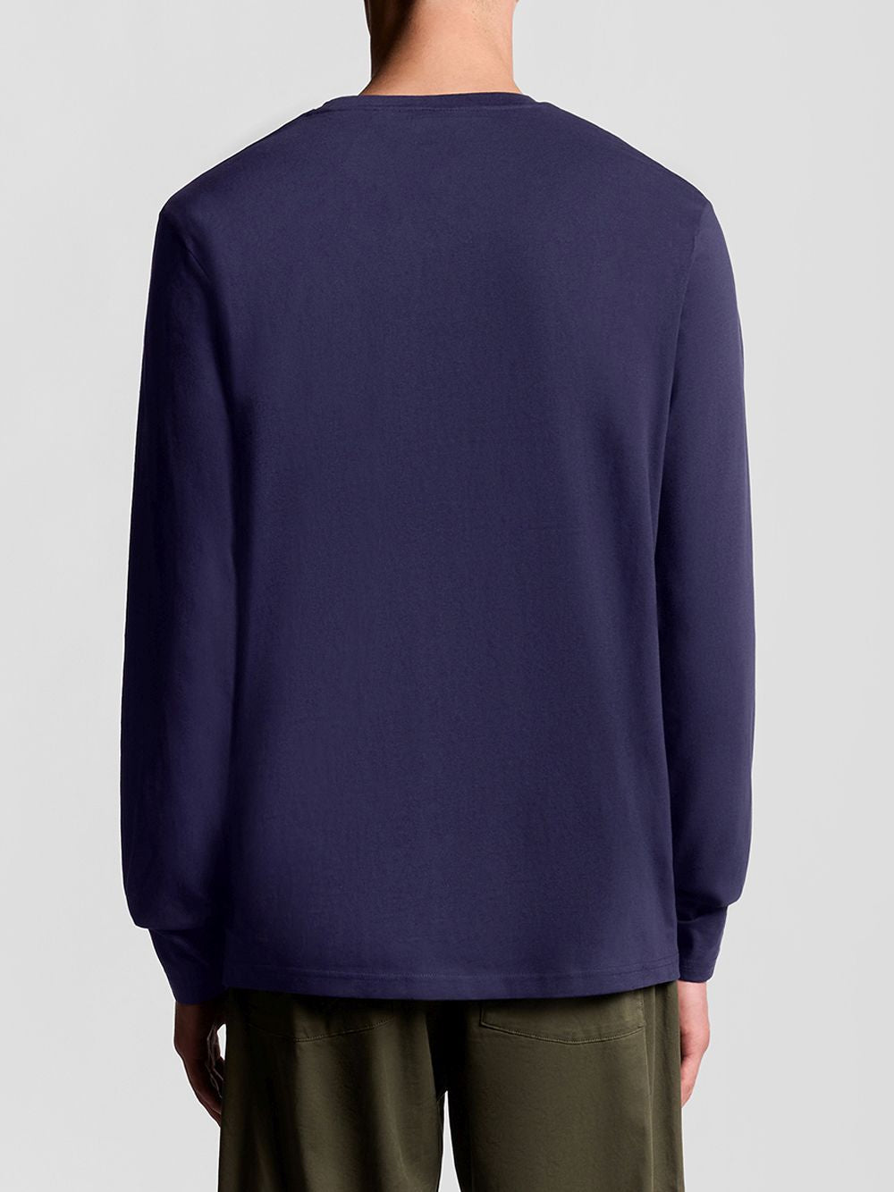 T-shirt Lyle & Scott PLAIN L/S Uomo - Navy