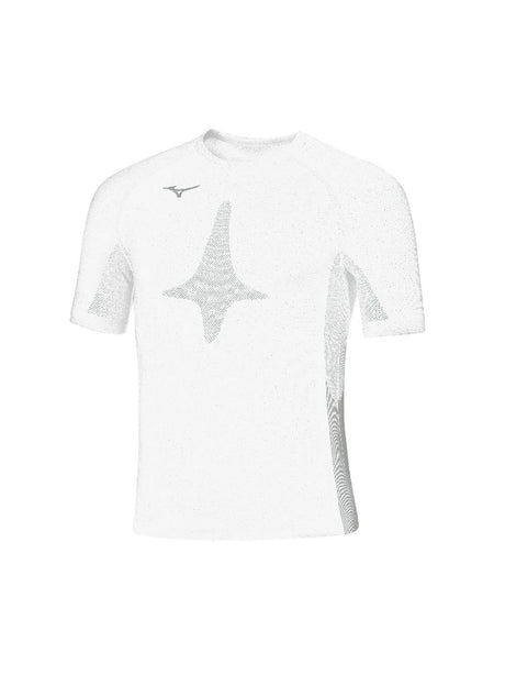 T-shirt Sportiva Mizuno team short sleeve Uomo - Bianco