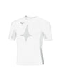 T-shirt Sportiva Mizuno team short sleeve Uomo - Bianco