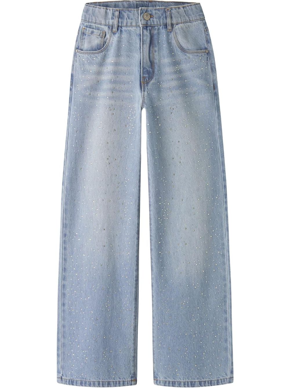 Jeans Name It BELLA WIDE RHINE JEANS 6608-IM Bambina - Blu