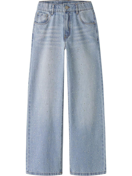 Jeans Name It BELLA WIDE RHINE JEANS 6608-IM Bambina - Blu