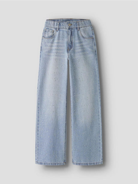 Jeans Name It BELLA WIDE RHINE JEANS 6608-IM Bambina - Blu