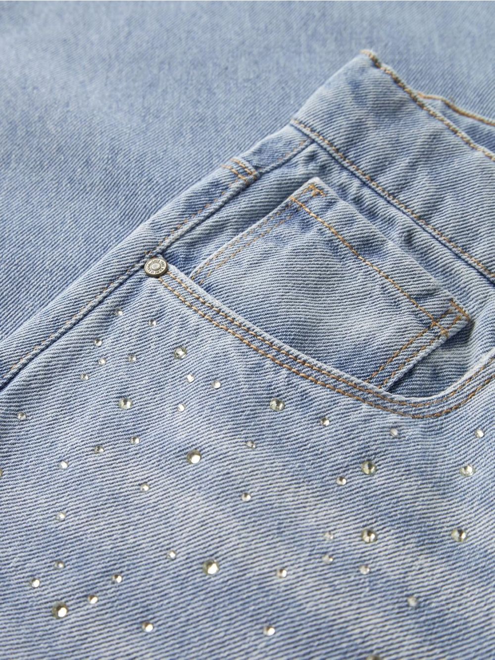 Jeans Name It BELLA WIDE RHINE JEANS 6608-IM Bambina - Blu