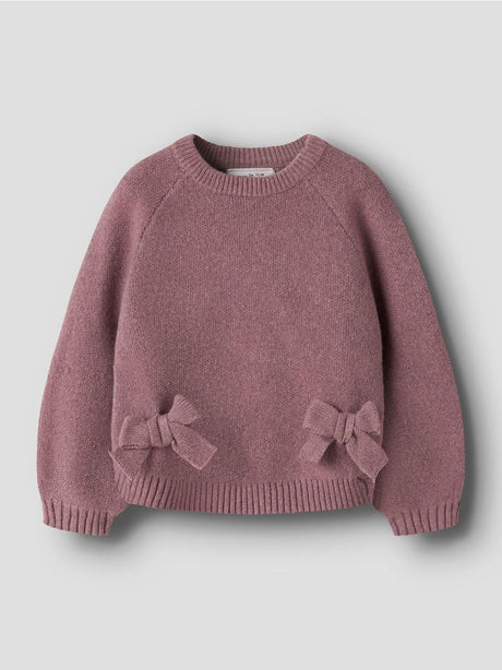 Pullover Name It NDOPER LS KNIT Bambina - Rosa