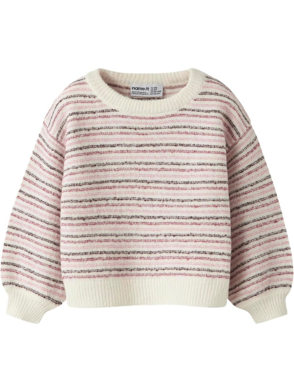 Pullover Name It NOELLE LS KNIT Bambina - Bianco