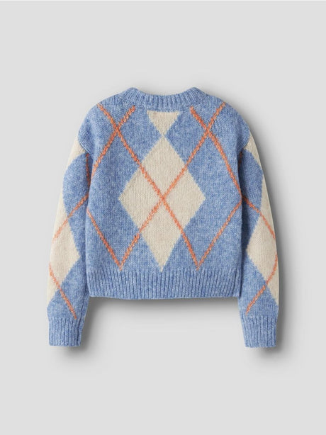 Pullover Name It NOREEN LS KNIT Bambina - Blu