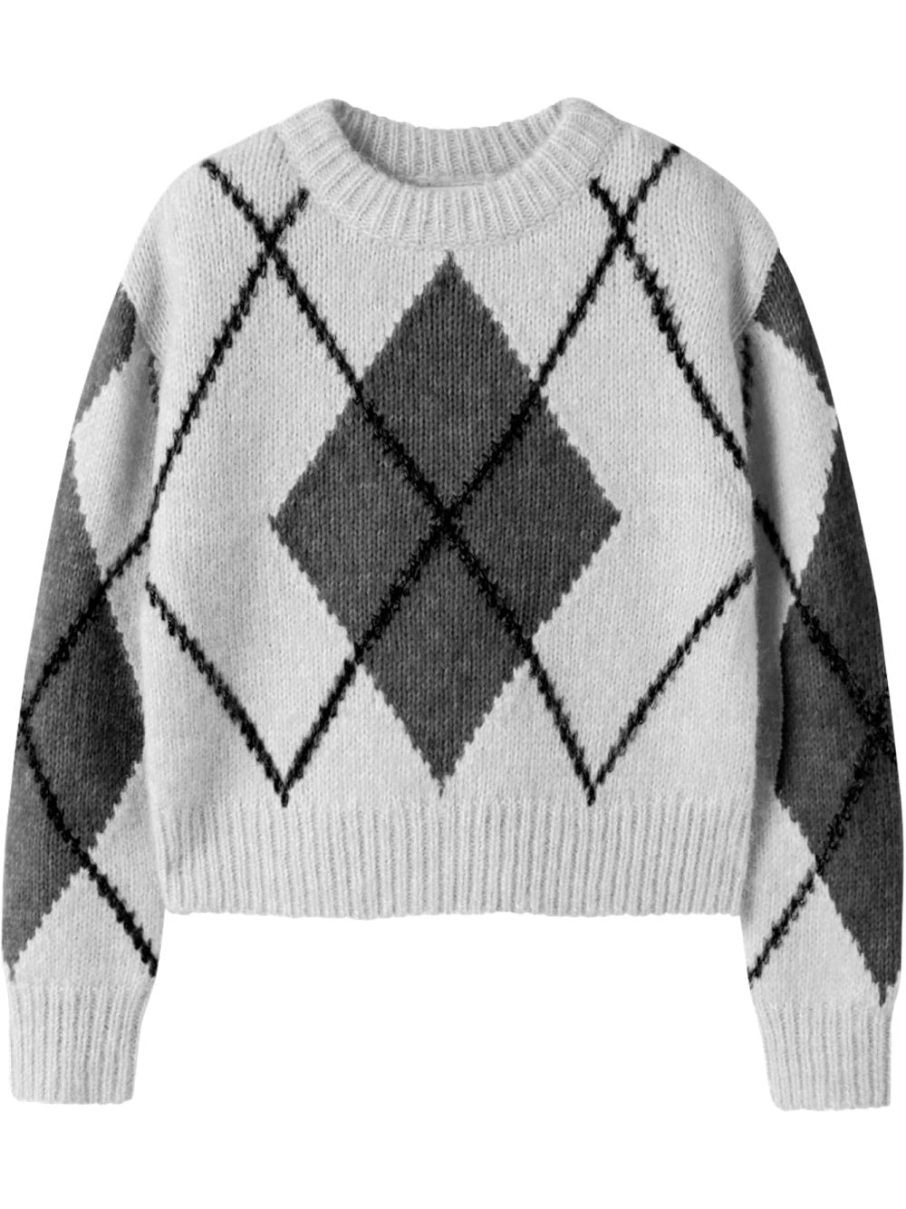 Pullover Name It NOREEN LS KNIT Bambina - Grigio