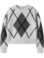 Pullover Name It NOREEN LS KNIT Bambina - Grigio