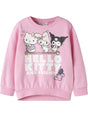 Felpa Name It ABARA HELLOK NREG SWEAT BRU NOOS SKY Bambina - Multicolore