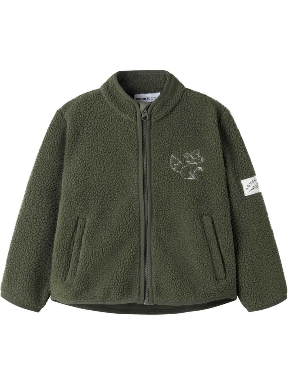 Cardigan Name It OWE LS NREG TEDDY CARD Bambino - Verde