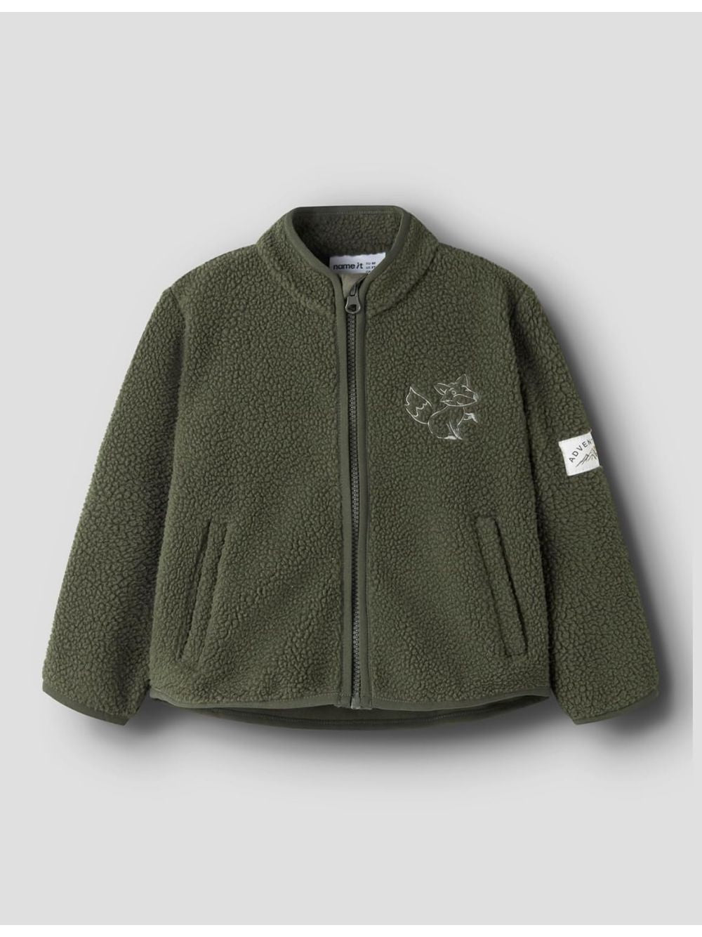 Cardigan Name It OWE LS NREG TEDDY CARD Bambino - Verde
