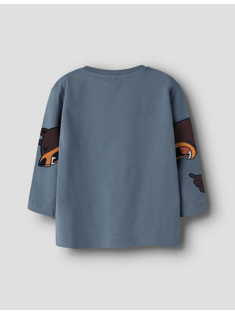 T-shirt Name It OTTO LS NREG TOP Bambino - Blu