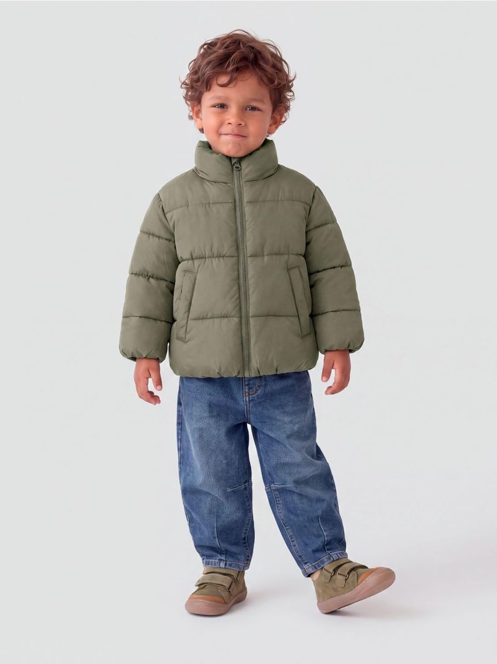 Giubbotto Name It FORTY PUFFER JACKET Bambino - Verde