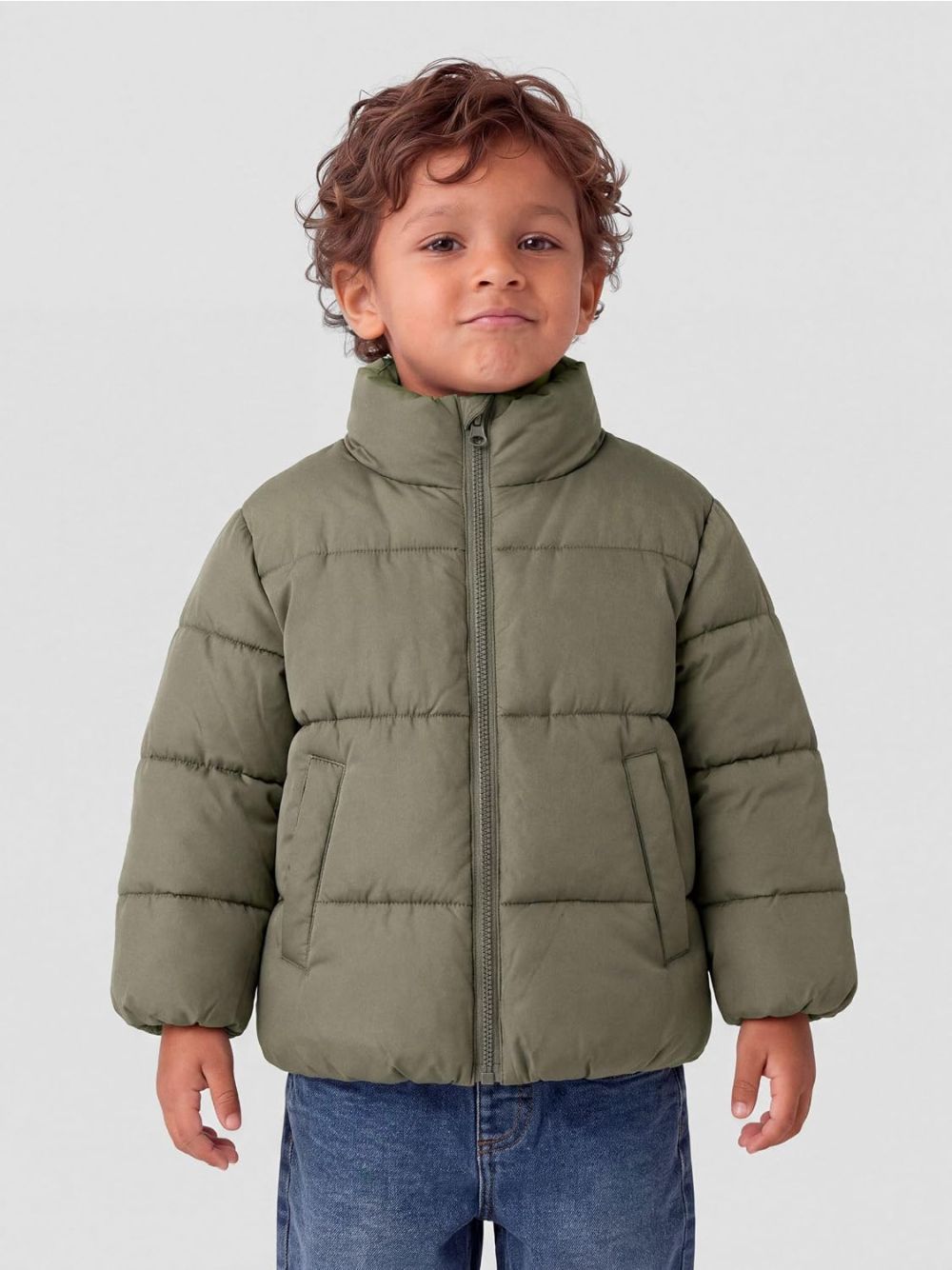 Giubbotto Name It FORTY PUFFER JACKET Bambino - Verde