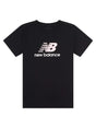 T-shirt New Balance STACKED LOG Bambina - Nero