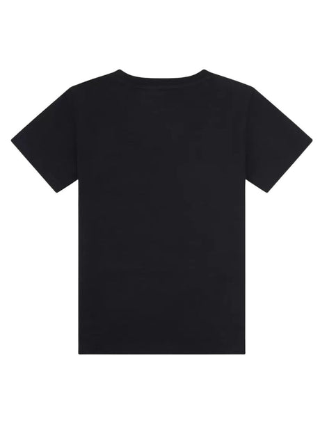 T-shirt New Balance STACKED LOG Bambina - Nero