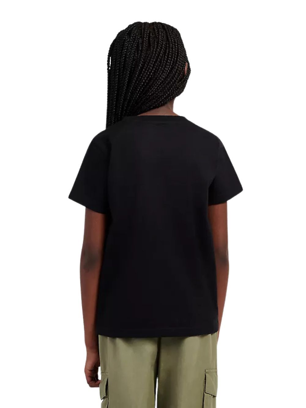 T-shirt New Balance STACKED LOG Bambina - Nero