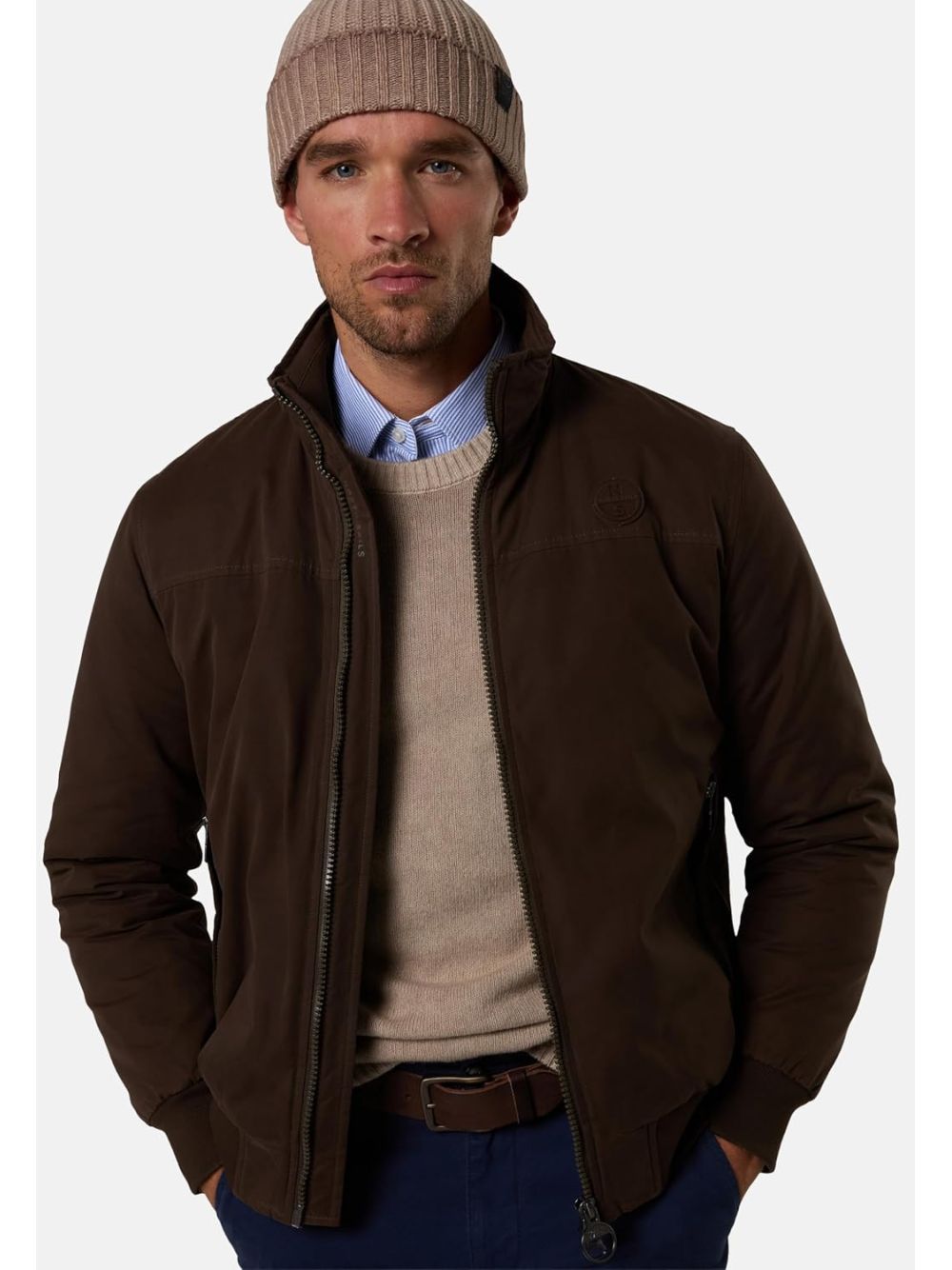 Giubbotto North Sails BOMBER Uomo - Marrone