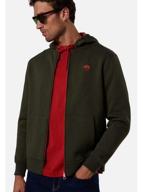 Felpa North Sails FULL ZIP W/HOOD Uomo - Verde