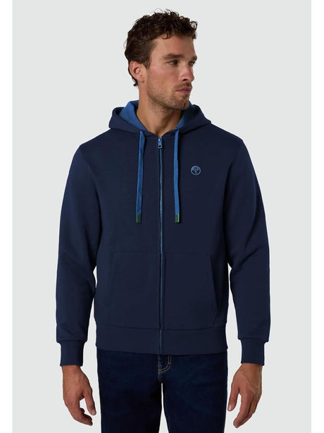 Felpa North Sails FULL ZIP W/HOOD Uomo - Navy
