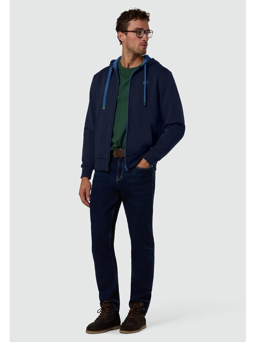 Felpa North Sails FULL ZIP W/HOOD Uomo - Navy