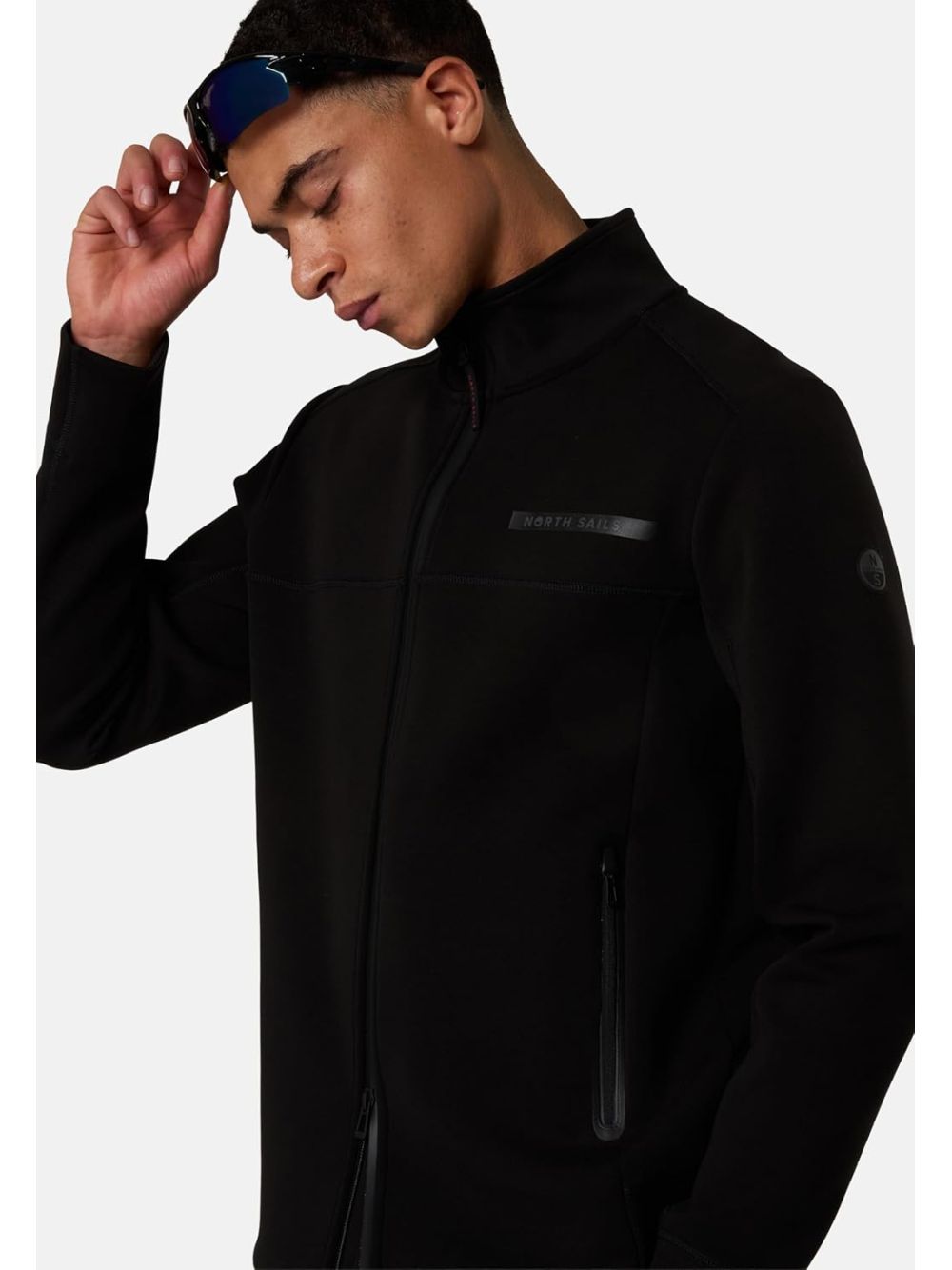 Felpa North Sails FULL ZIP Uomo - Nero