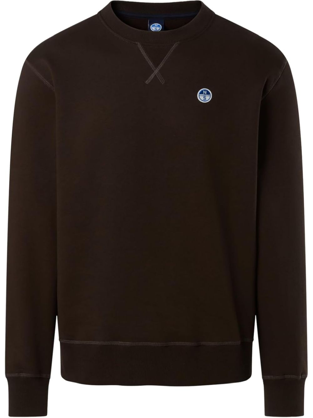 Felpa North Sails ROUND NECK Uomo - Marrone