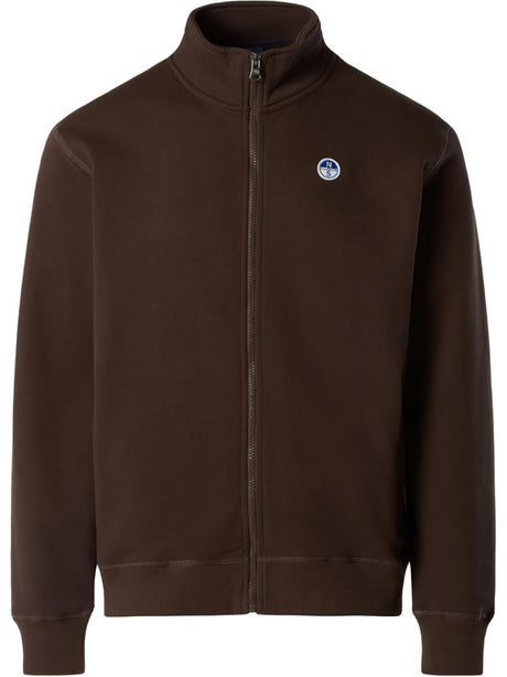 Felpa North Sails FULL ZIP Uomo - Marrone