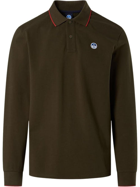 Polo North Sails LONG SLEEVE Uomo - Verde