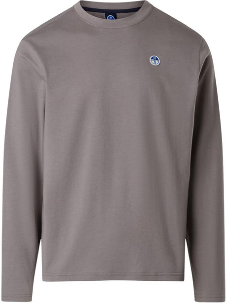 T-shirt North Sails LONG SLEEVE Uomo - Grigio