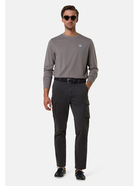 T-shirt North Sails LONG SLEEVE Uomo - Grigio
