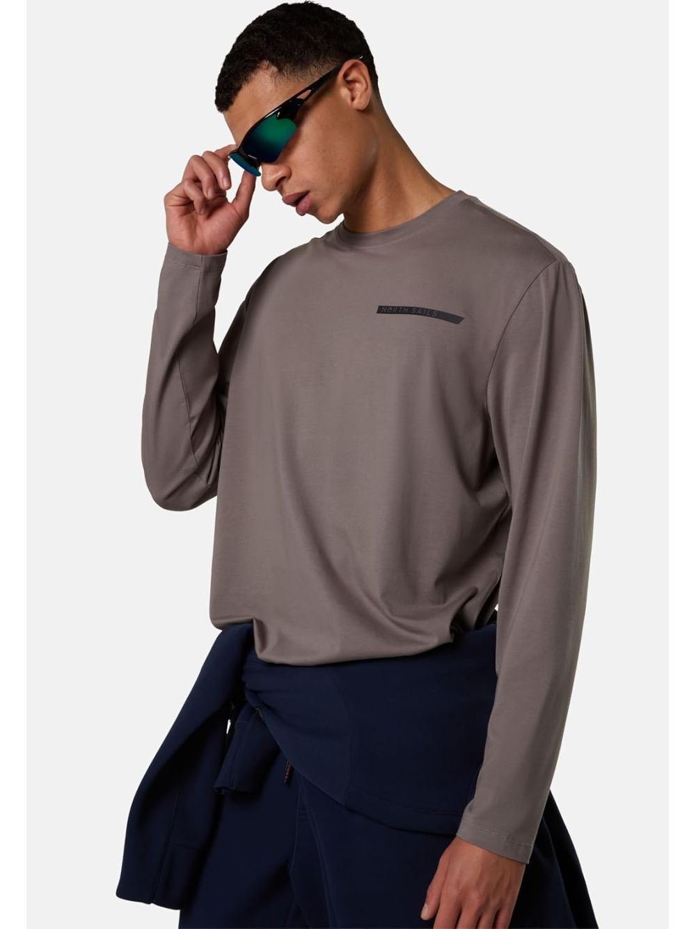 T-shirt North Sails LONG SLEEVE Uomo - Grigio