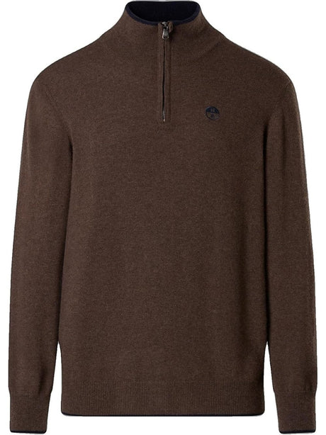 Pullover North Sails HALF ZIP Uomo - Marrone