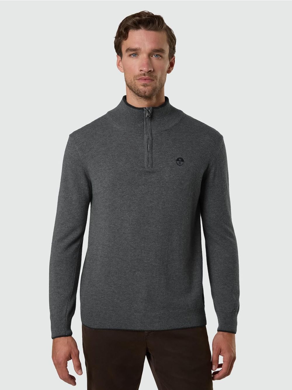 Pullover North Sails HALF ZIP Uomo - Grigio