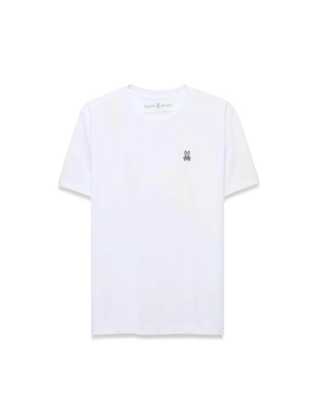 T-shirt Psycho Bunny classic crew Uomo - Bianco