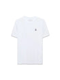 T-shirt Psycho Bunny classic crew Uomo - Bianco