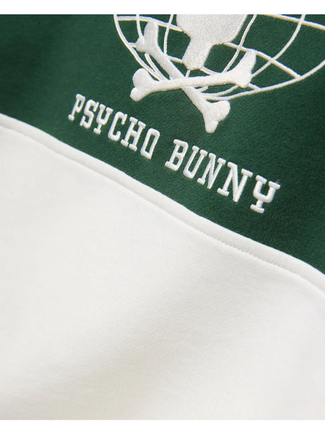 Felpa Psycho Bunny mike french terry crew Uomo - Avorio