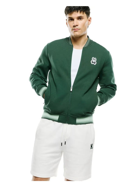 Giubbino Psycho Bunny pal track Uomo - Verde