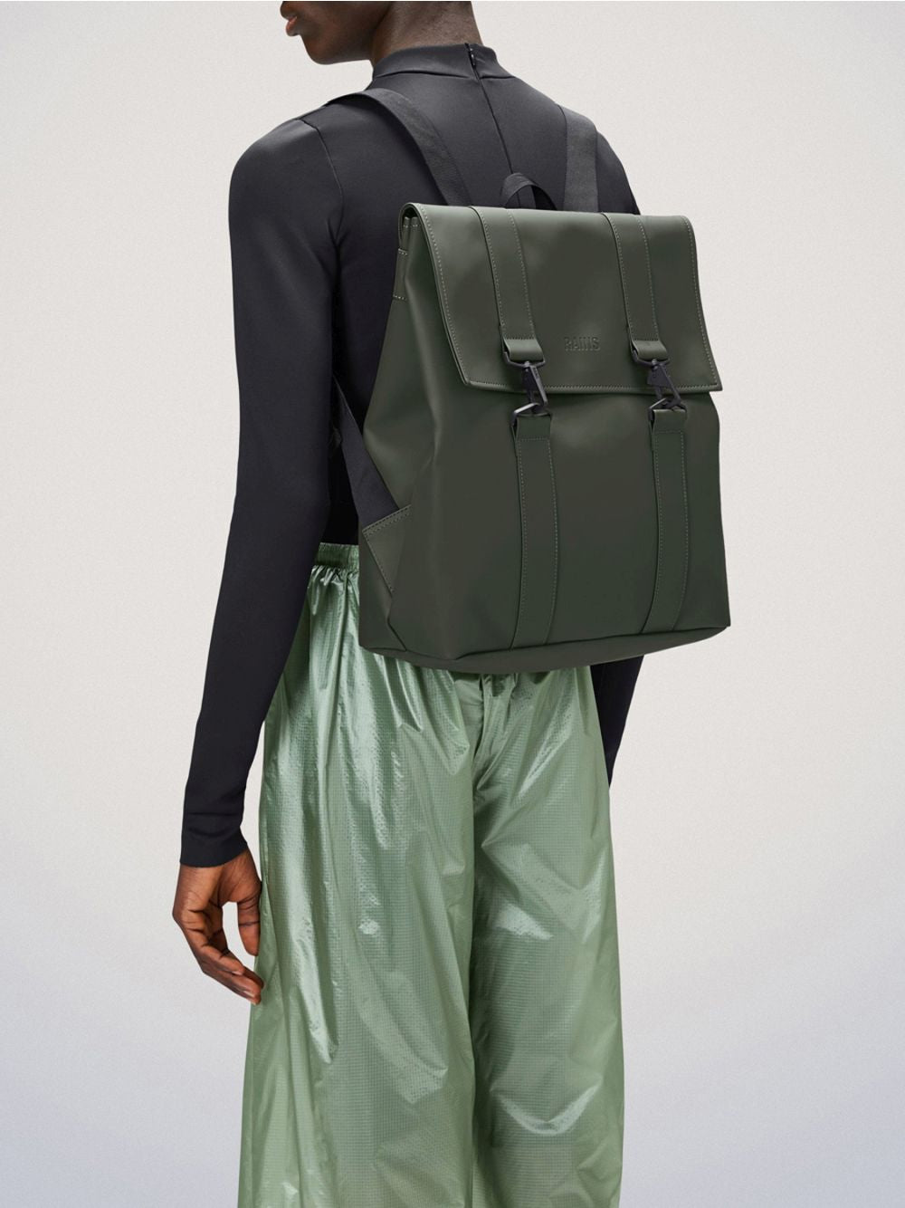 Borsa Rains MSN Unisex - Verde