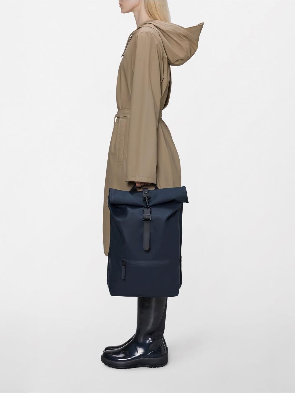 Zaino Rains ROLLTOP RUCKSACK Unisex - Navy
