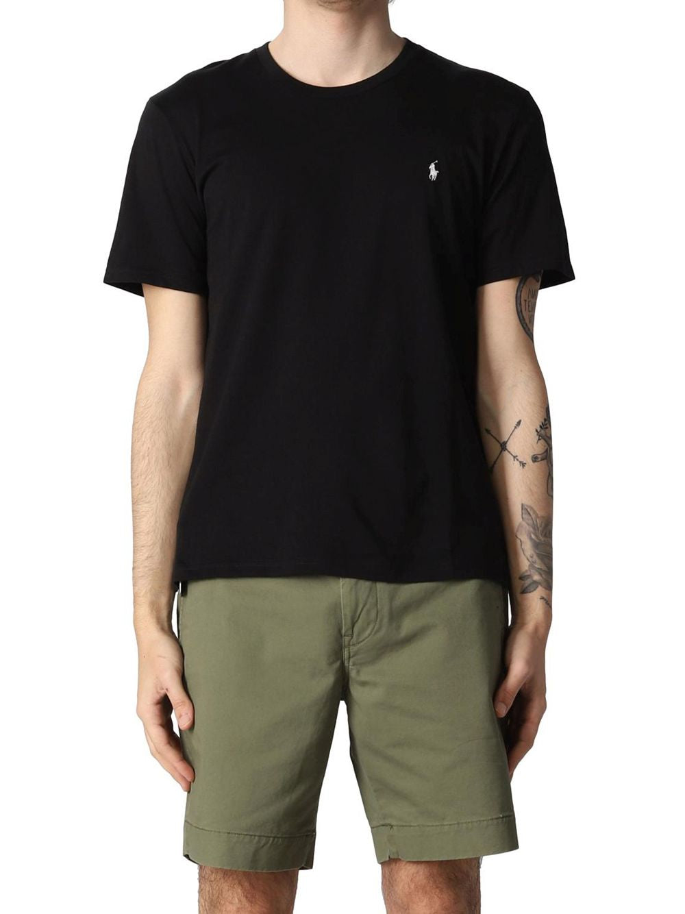 T-shirt Ralph Lauren S/S CREW SLEEP Uomo - Nero