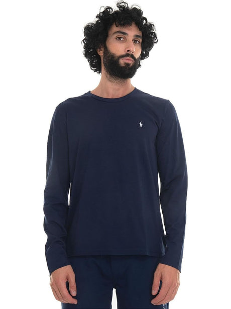 T-shirt Ralph Lauren L/S CREW SLEEP Uomo - Navy
